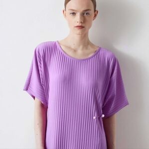 PRICE FIRM ✨️ Elegant Lavender Pleated  Dress